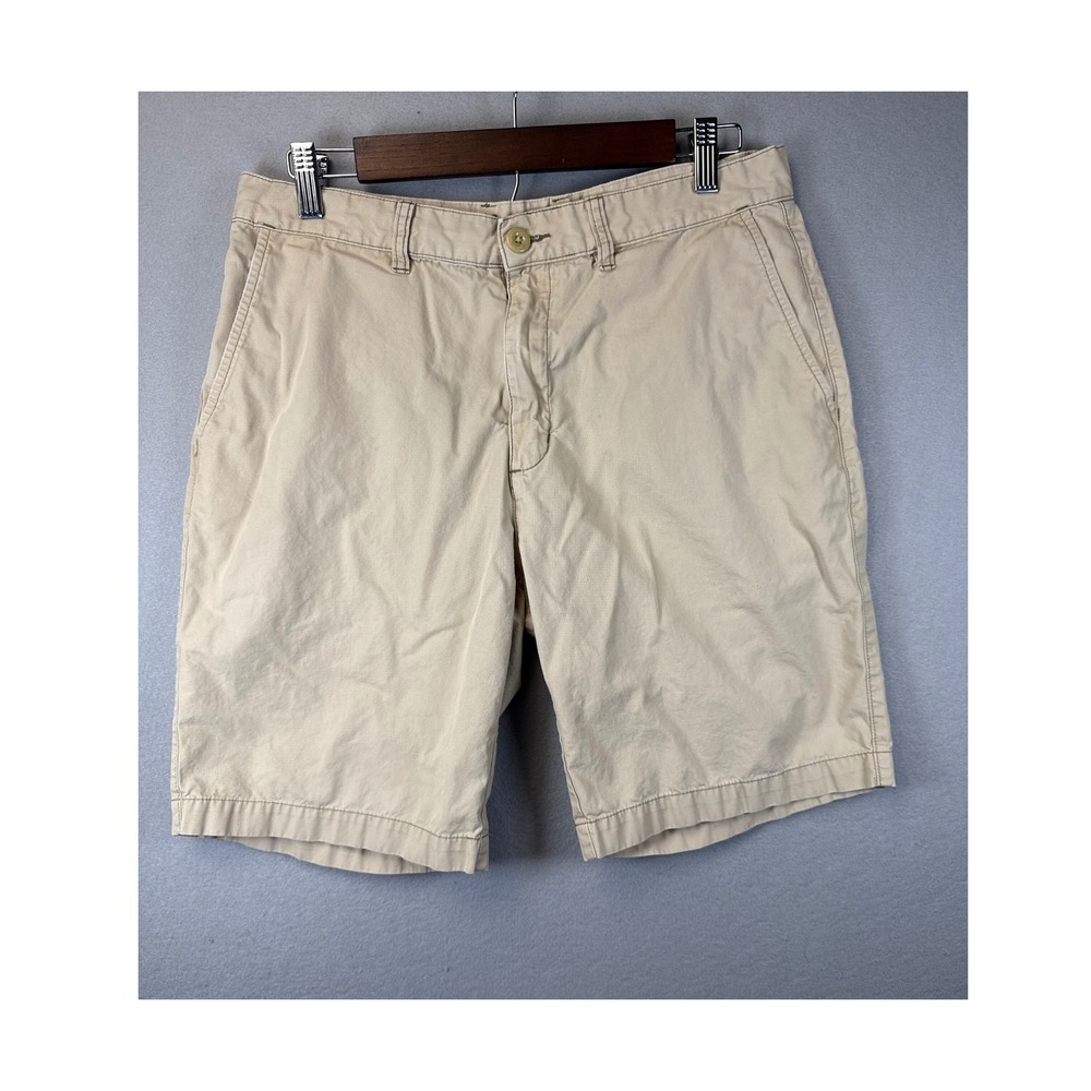 Patagonia Mens Organic Cotton Khaki Shorts Size 32 Casual Outdoor Hiking Sailing